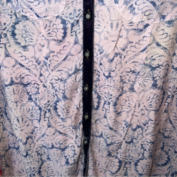Aratta Pink and Blue Patterned Blouse - Picture 5 of 9